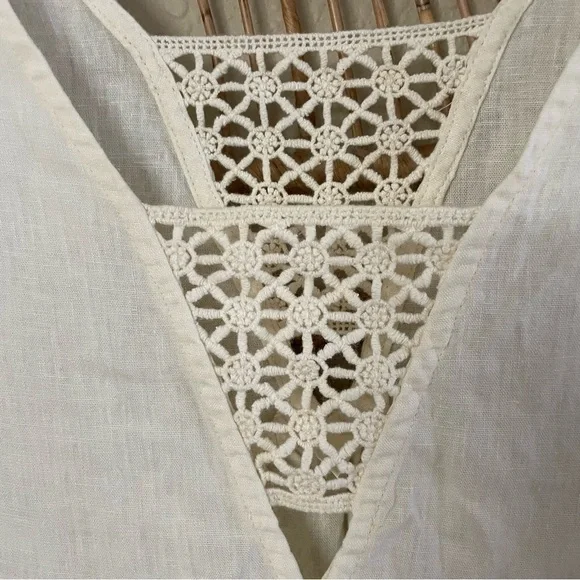 Free People Just Cruisin Pullover Top Blouse Ivory $98 Women's Sz‎ XS NWT B11 - Picture 4 of 12